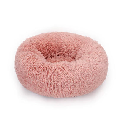 Donut Dog Bed Plush Basket Pets Accessories round Pet Small Fluffy Medium Cushion Sofa Washable Warm Large Dogs Beds Mat Puppy